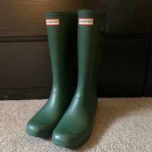 Green Hunter Rain Boots